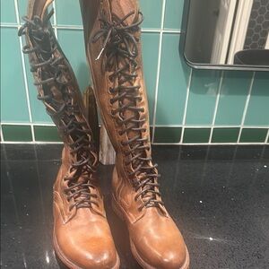 Bed Stu Leather Knee-High Boots